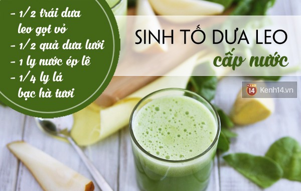 5 đồ uống detox nhất định phải có trong thời tiết giao mùa